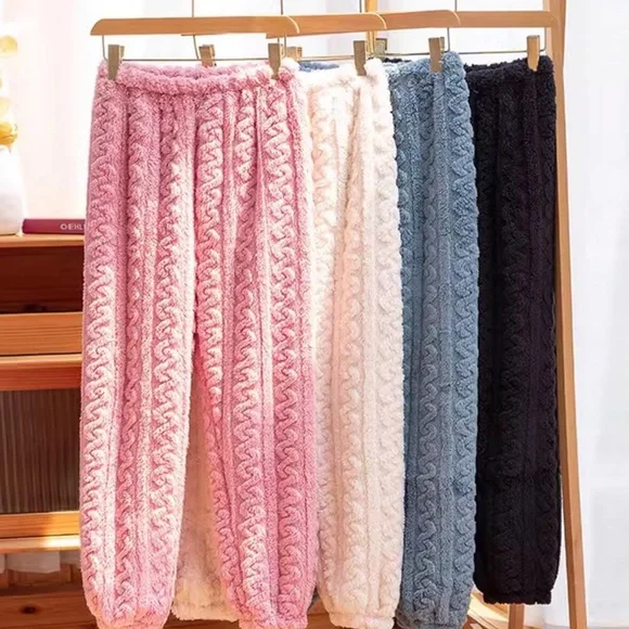 Cozy Teddy Long Sleeve Top Pants Pajamas Set - Picture 6 of 11